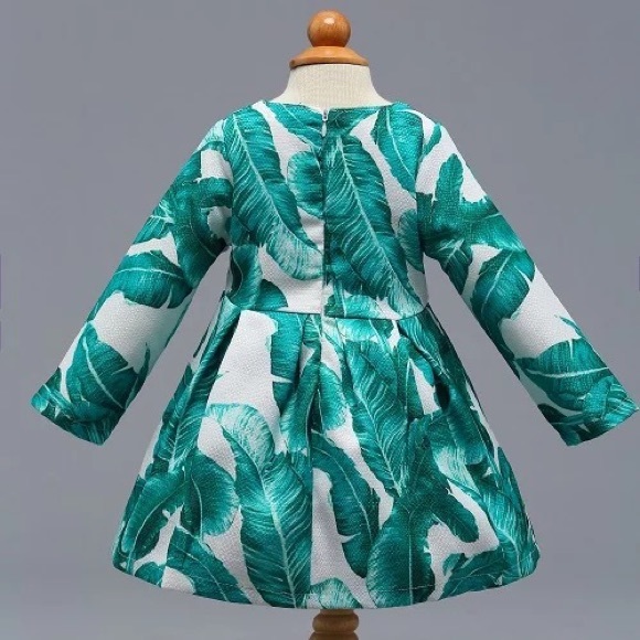 Luxury Leaf 🍃 Formal Cute girl dress bag set - Picture 4 of 5